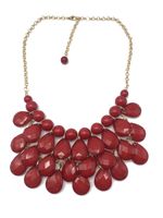 Alloy Fashion Bolso Cesta Necklace  (red) Nhom1290-red main image 17