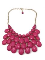 Alloy Fashion Bolso Cesta Necklace  (red) Nhom1290-red main image 9