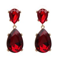 Alloy Fashion Geometric Earring  (red) Nhjj4012-red main image 2