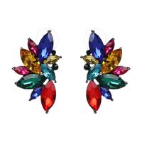 Fashion Geometric Inlaid Crystal Alloy Earrings Ear Studs main image 11
