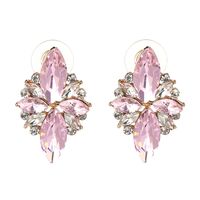 Alloy Fashion Flowers Earring  (red) Nhjj4074-red main image 6