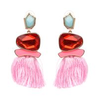 Alloy Fashion Flowers Earring  (red) Nhjj4077-red main image 8