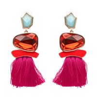 Alloy Fashion Flowers Earring  (red) Nhjj4077-red main image 9