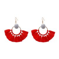 Alloy Fashion Flowers Earring  (red) Nhjj4085-red main image 1