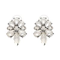 Imitated Crystal&cz Fashion Flowers Earring  (red) Nhjj4322-red main image 4