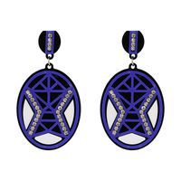 Plastic Simple Geometric Earring  (c1-c2501) Nhjj4337-c1-c2501 main image 13