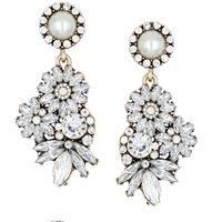 Alloy Fashion Geometric Earring  (white) Nhjj4375-white main image 1