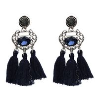 Alloy Bohemia Geometric Earring  (blue) Nhjj4435-blue main image 1