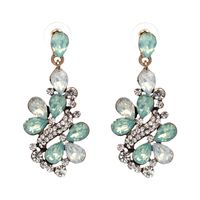 Hot Sale Jewelry Europäische Und Amerikanische Koreanische Legierung Diamant Ohrringe Blumen Elegante High-end Weibliche Ohrringe Hersteller Erhältlich main image 4