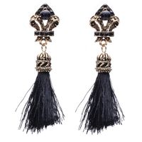 Alloy Bohemia Tassel Earring  (red) Nhjj4383-red main image 3