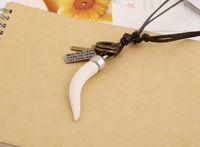 Alloy Fashion Geometric Necklace  (flat Spike Teeth) Nhpk1607-flat Spike Teeth main image 3