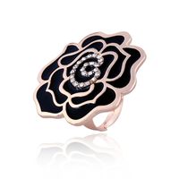 Alloy Fashion Flowers Rings  (kc White Alloy) Nhkq1460-kc White Alloy main image 1