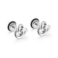 Titanium&stainless Steel Vintage Flowers Earring  (steel Models) Nhop1953-steel Models main image 2