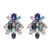 Imitated Crystal&cz Fashion Geometric Earring  (white) Nhjj4001-white main image 3