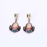 Alloy Fashion Flowers Earring  (photo Color) Nhqd4514-photo Color main image 1