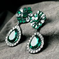Alloy Fashion Geometric Earring  (green) Nhqd4526-green main image 2