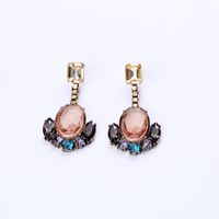 Alloy Fashion Flowers Earring  (photo Color) Nhqd4514-photo Color sku image 1