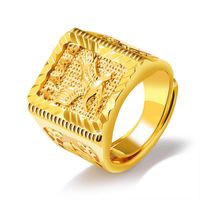 Copper Fashion Geometric Ring  (ring) Nhop2233-ring main image 2