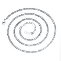 Titanium&stainless Steel Simple Geometric Necklace  (white Models) Nhop2424-white Models main image 2