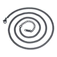 Titanium&stainless Steel Simple Geometric Necklace  (white Models) Nhop2424-white Models main image 4