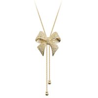 Alloy Korea Bows Necklace  (alloy) Nhlj3706-alloy main image 1