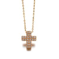 Copper Korea Geometric Necklace  (rose Alloy) Nhlj3710-rose Alloy main image 1