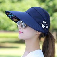 Cloth Fashion  Hat  (beads Style - Navy) Nhcm1239-beads Style - Navy main image 1