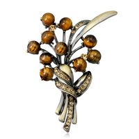 Européenne Américain Haut De Gamme Boutique Petit Arbre Costume Chandail Broche Boutonnière Écharpe Broches Accessoires  Vente Chaude main image 3