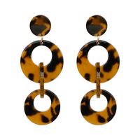 Plastic Fashion Geometric Earring  (dark Color) Nhjj4624-dark Color main image 4