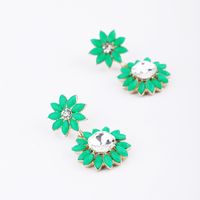 Alloy Fashion Flowers Earring  (red) Nhqd4936-red main image 4