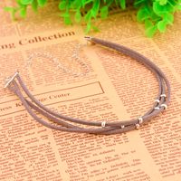 Alloy Fashion  Necklace  (c0910 Brown) Nhxr2038-c0910 Brown main image 7