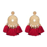 Alloy Bohemia Geometric Earring  (red) Nhjj4744-red main image 1