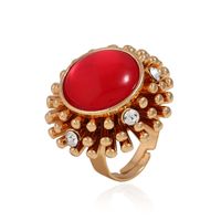 Alloy Fashion Flowers Ring  (red) Nhkq1623-red main image 1