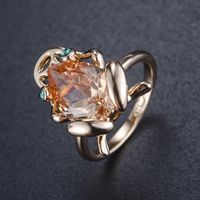 Alloy Bohemia Geometric Ring  (rose Alloy-16mm) Nhlj3923-rose Alloy-16mm main image 2