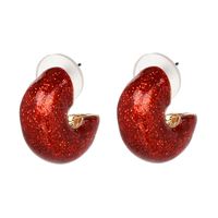 Alloy Fashion Geometric Earring  (red) Nhjj4657-red main image 2