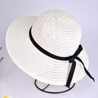 قماش أزياء قبعة (الأبيض-l) Nhxw0328-white-l main image 1