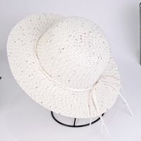 Balnéaire Vacances Soleil Chapeau Large Bord Chapeau Chapeau De Plage Chapeau De Paille Chapeau De Soleil Uv De Protection Protection Solaire À Larges Bords Chapeau Haut Chapeau Pour Les Femmes main image 5