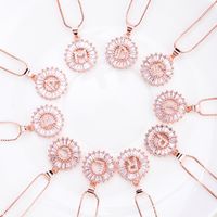 Copper Fashion Geometric Necklace This Products Is Color Alloy,if You Need Another Color ,please Contact With Us main image 27