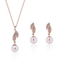 Alloy Fashion  Necklace  (rose Alloy) Nhxs1525-rose Alloy main image 1