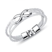 Alloy Fashion Geometric Bracelet  (black White) Nhop2620-black White main image 5