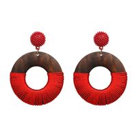 Alloy Fashion Geometric Earring  (red) Nhjj4859-red main image 1