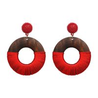 Alloy Fashion Geometric Earring  (red) Nhjj4859-red main image 2