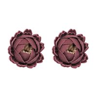 Jujia Ornement Coréen Style Frais Fleurs Boucles D'oreilles Personnalité Bijoux Boucles D'oreilles Ventes Directes D'usine Croix-frontière E-commerce main image 2