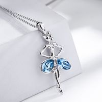 Alloy Fashion Geometric Necklace  (alloy Blue Imitated Crystal) Nhlj3967-alloy-blue-imitated Crystal main image 1