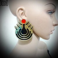Acrylic Fashion Geometric Earring  (photo Color) Nhns0367-photo-color main image 1
