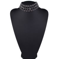 Occident And The United States Alloy Rhinestone Necklace (alloy Bai) Nhjq7140 main image 1