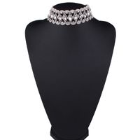 Occident And The United States Alloy Rhinestone Necklace (alloy Bai) Nhjq7140 main image 4