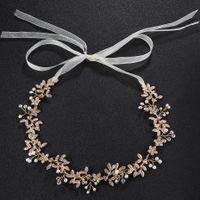 Europäisches Und Amerikanisches Luxus-high-end-braut Stirnband Hand Gefertigte Perlen Braut Kopfschmuck Wald Stirnband Großhandel main image 1
