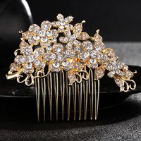 Alloy Fashion Flowers Hair Accessories  (alloy) Nhhs0111-alloy main image 2