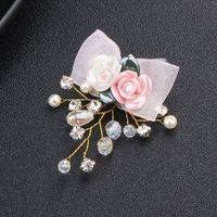 Europäische Und Amerikanische Neue Exquisite Spitze, Keramik, Blumen Tuch, Kinder Kopfschmuck, Taobao Heiß Verkaufte Koreanische Kinder Haarnadel main image 2